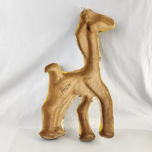 VTG Haitian Paper Mache Giraffe