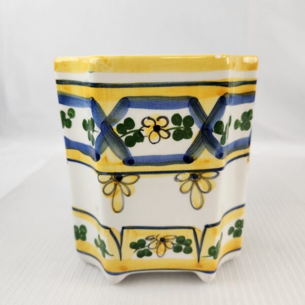 Casa Fina Hand Painted Flower Pot