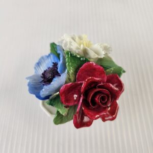 Crown Staffordshire Miniature Floral Arrangement