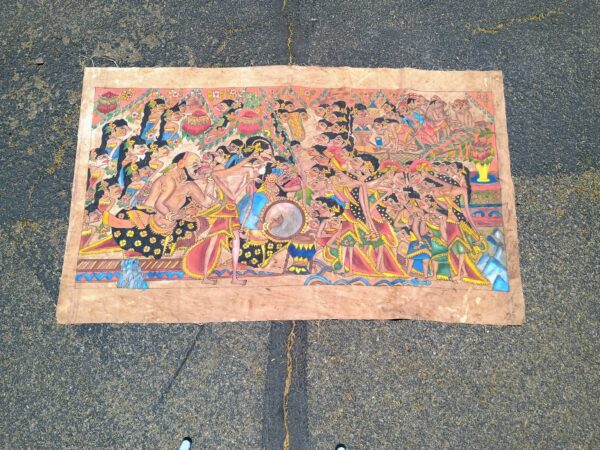 VTG Javanese Batik Painting Attr. Ning Istiariningsih