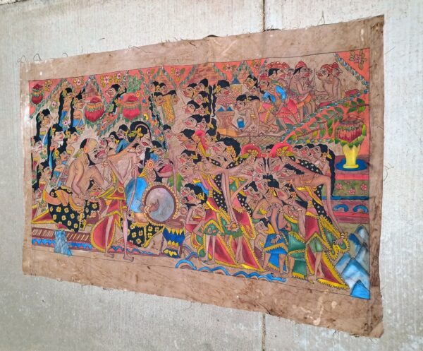 VTG Javanese Batik Painting Attr. Ning Istiariningsih