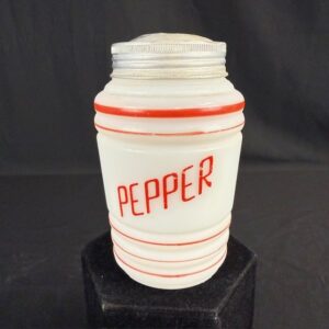 VTG Hazel Atlas Milk Glass Pepper Shaker