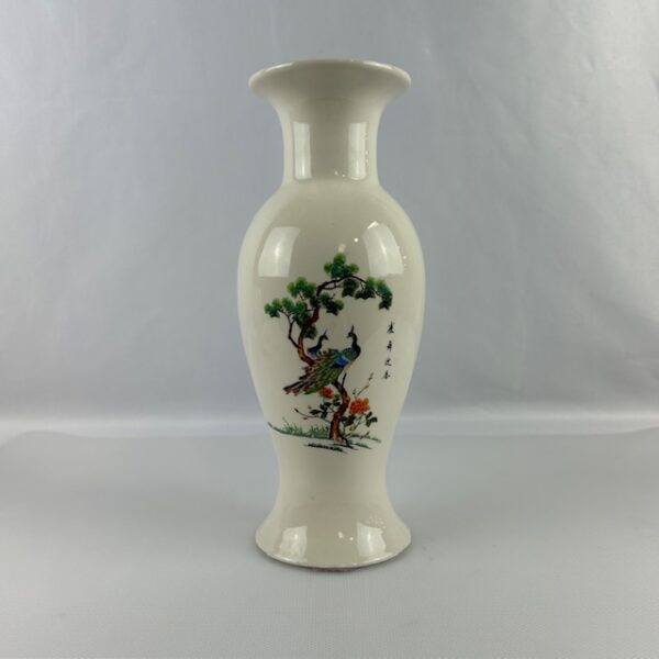 Chinese Porcelain Peacock Vase