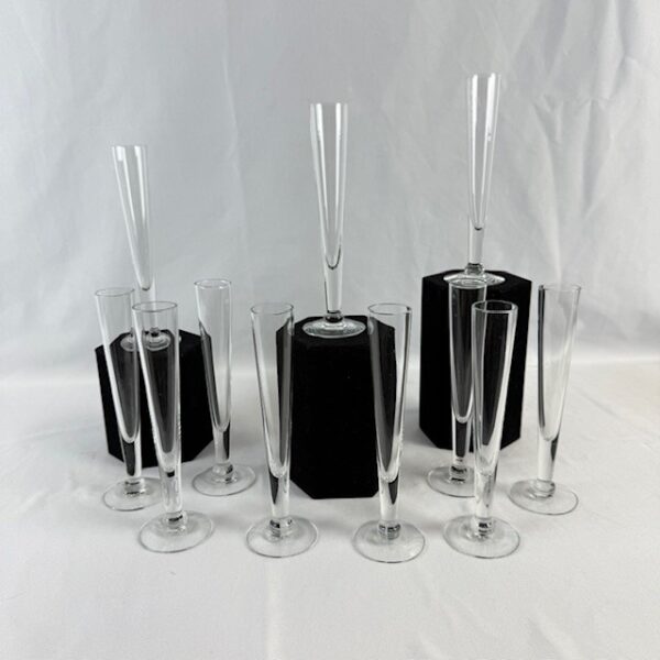 Set of 11 Flute Glasses