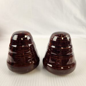 VTG Marcrest Daisy & Dot Stoneware Salt & Pepper Shakers