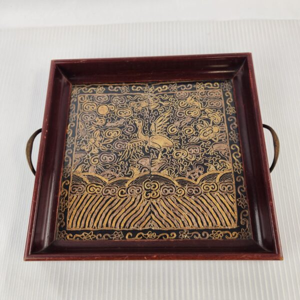 Imperial Chinese Embroidery Tray