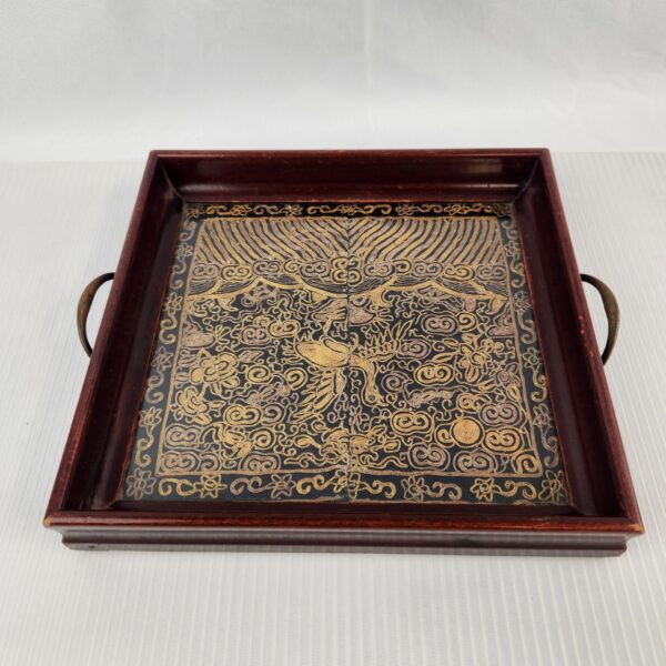Imperial Chinese Embroidery Tray