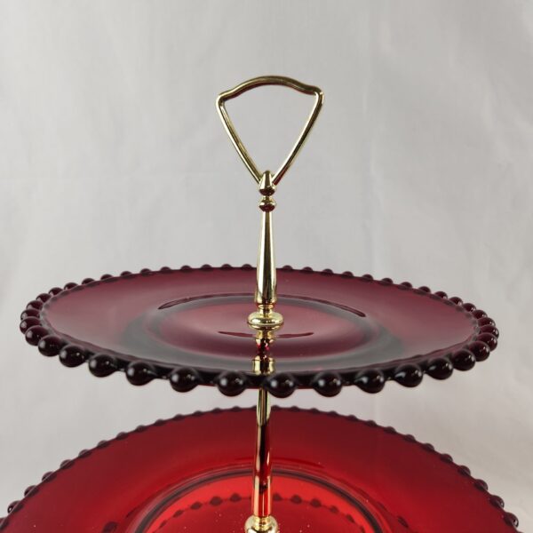 VTG Dalzell Viking Glass 3-Tier Tray