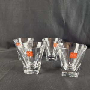 Italian Crystal Rocks Glasses