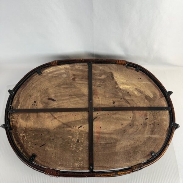 VTG Rattan Bamboo Serving Tray