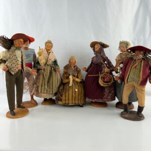 VTG French Terracotta Dolls by S. Jouglas Santon