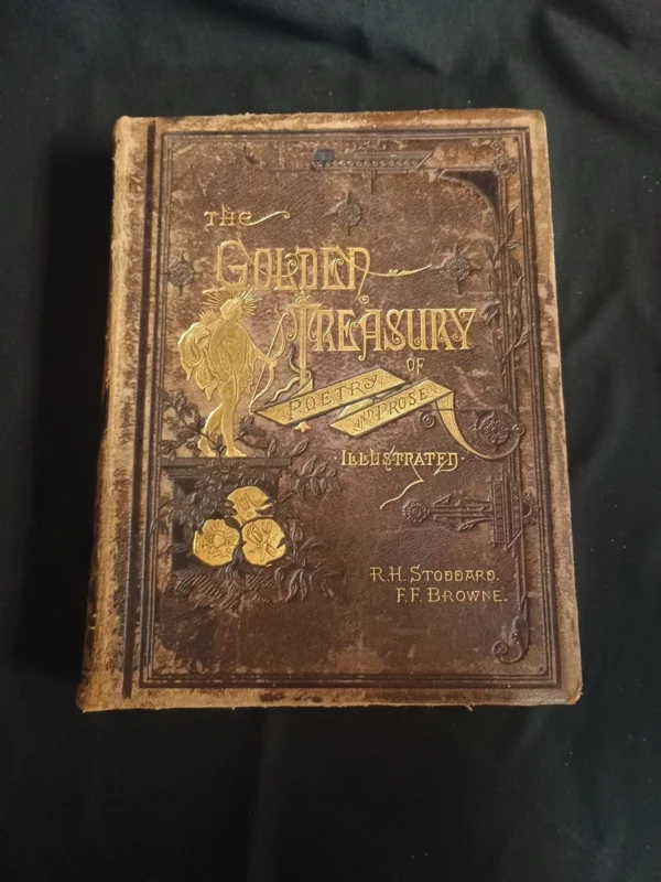 Antique Illustrated Poetry Book From 1883