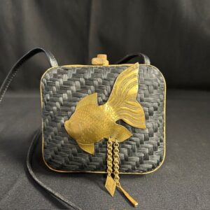 Woven Wooden Fish Purse