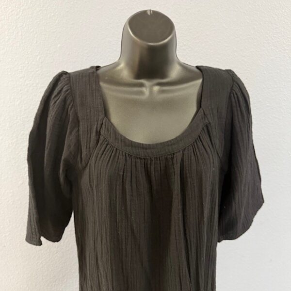 Johnny Was Black Peasant Dress