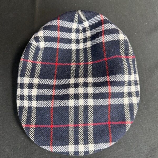 VTG Navy Burberry Newsboy Cap