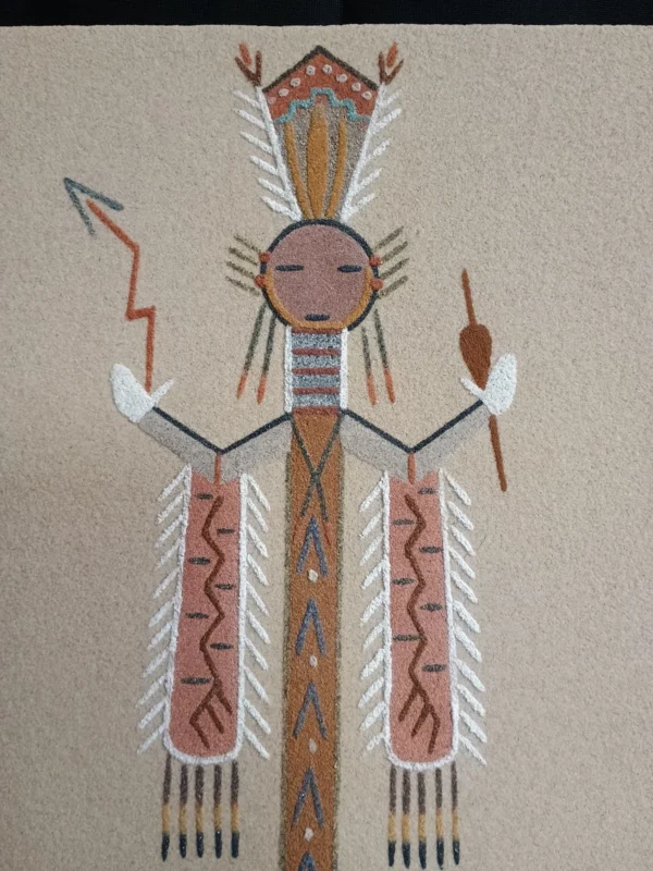 Navajo Sand Painting by Herman Tyler