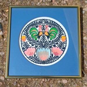 VTG Wycinanki Polish Cut Paper Folk Art