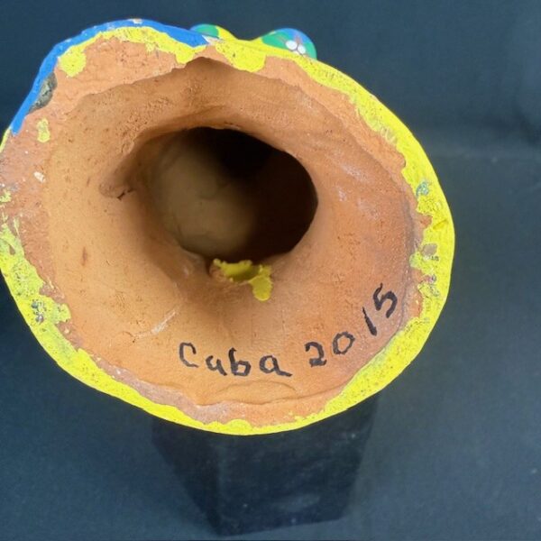 Handmade Art Pottery Afro Cuban Doll