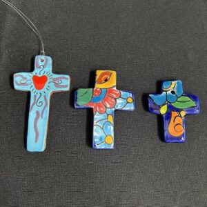 Three Talavera Crosses