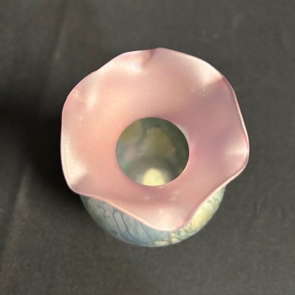 Miniature Hand Painted Art Nouveau Vase