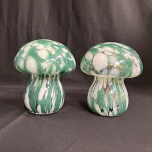 Mushroom Confetti Glass Lamps