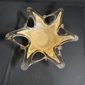 Lavorazione Murano Art Glass Bowl