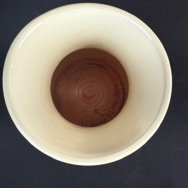 Carnival Glass Art Pottery Vase