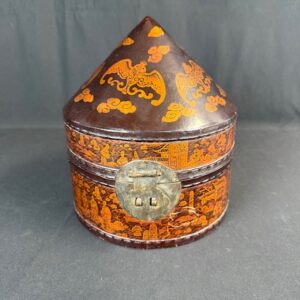 Chinese Lacquer Hat Box
