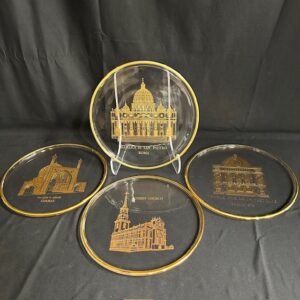 Orrefors Places of Worship Plates