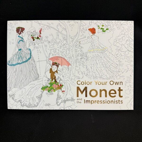 Monet Themed Coloring Book